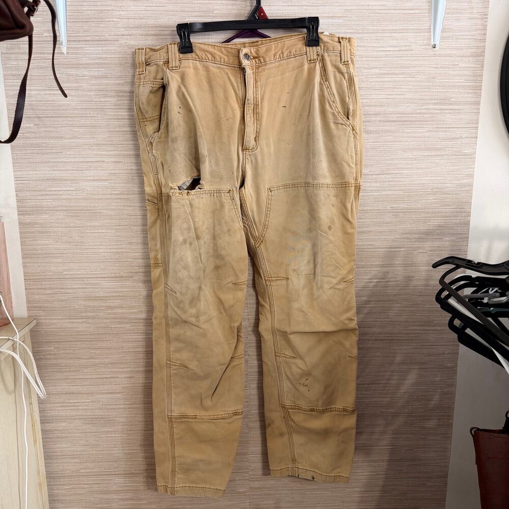 Carhartt Men's Work Pants size 38x32 vintage distressed